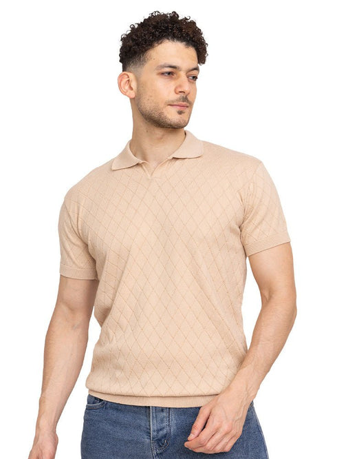 Mocha Design 22 - F - Polo Neck T-Shirt - Khotwh